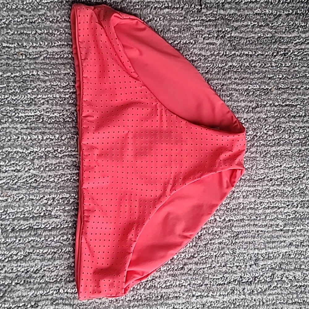 San Lorenzo Mesh Collection Swim Bikini Briefs Size Small Color Fire
